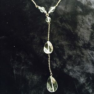 Vintage Quartz & Sterling Silver Choker